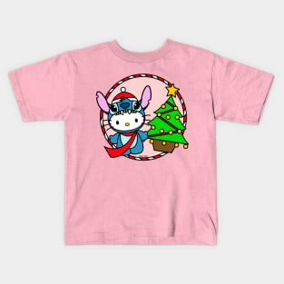 Christmas Cat Dog Kids T-Shirt